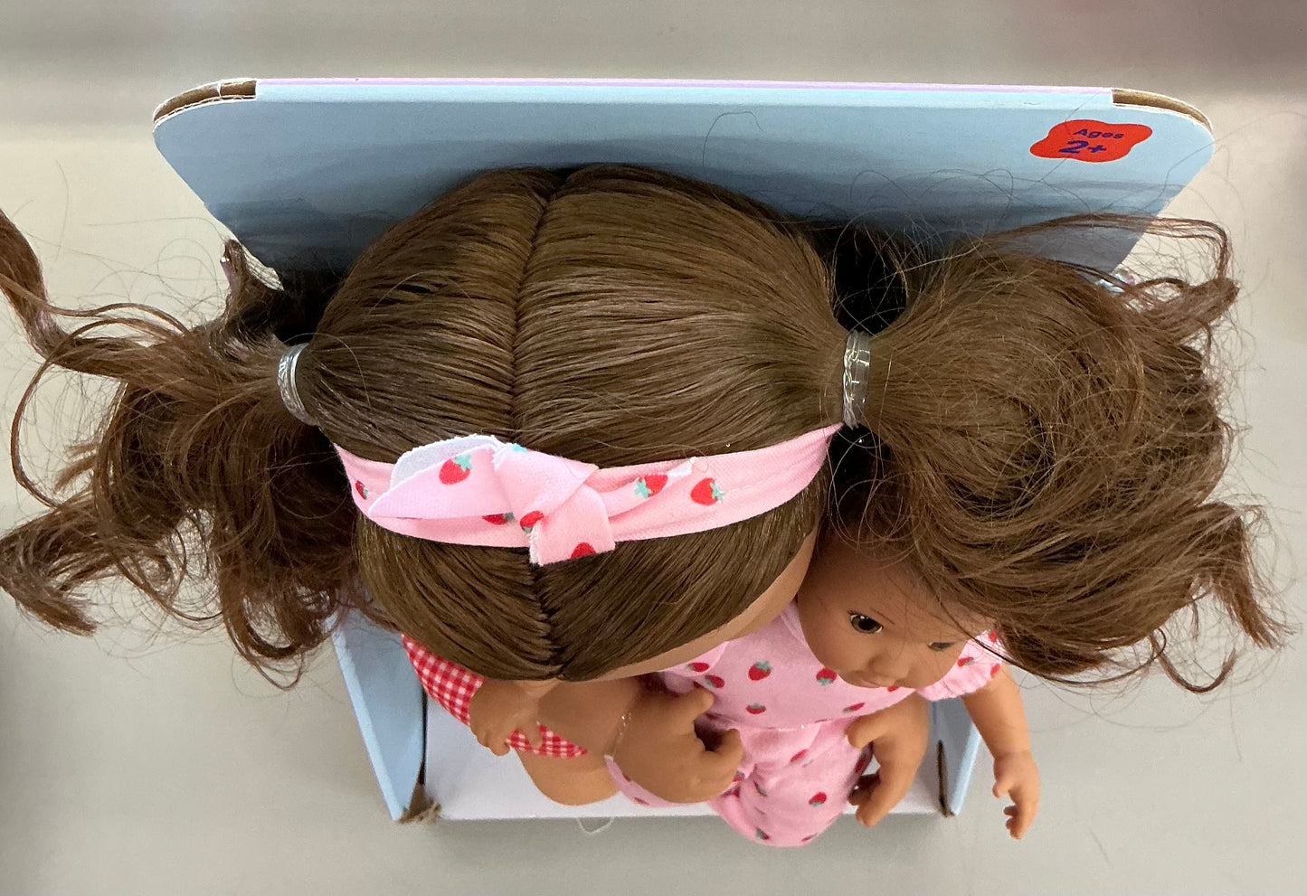 14" Toddler Doll + Mini Baby Doll - Gigglescape™ - Damaged Packaging