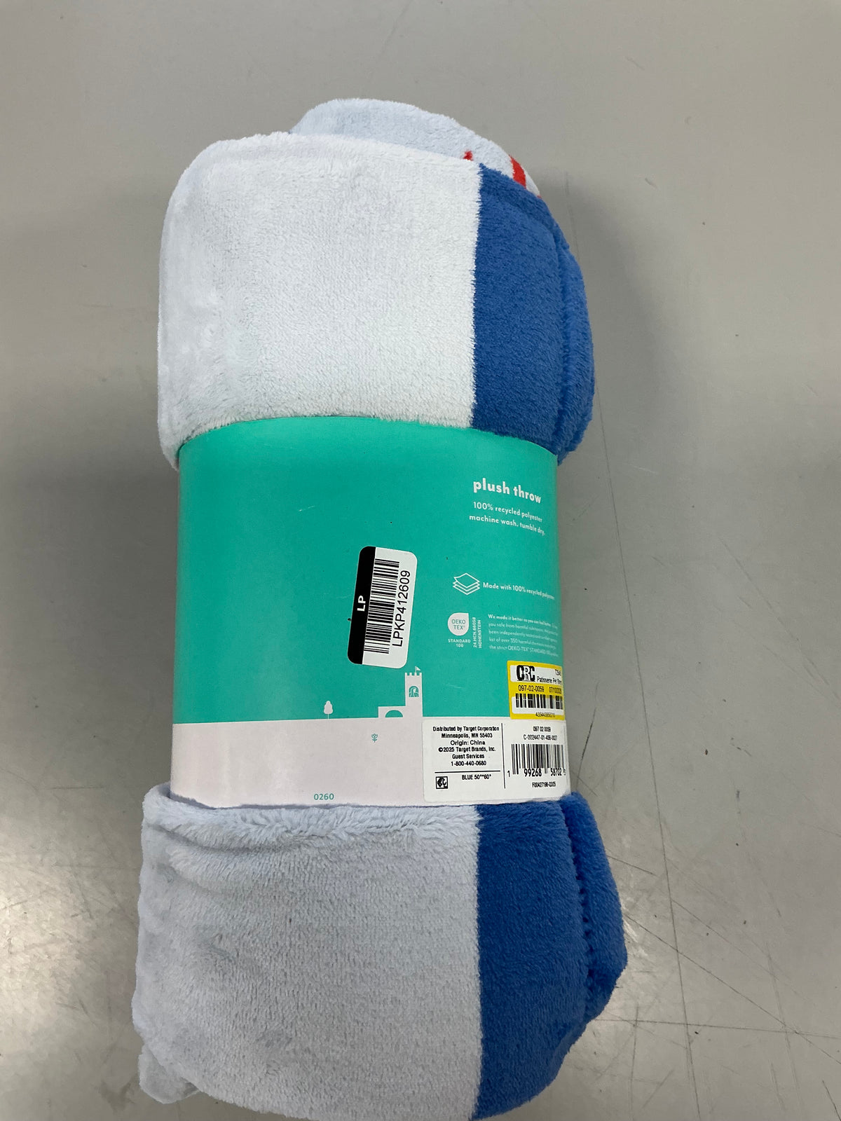 Patisserie Pet Shoppe - Plush Throw Blanket - 50”x60” - Minor Dirt From Shipping (see pictures) - FOR PICKUP ONLY