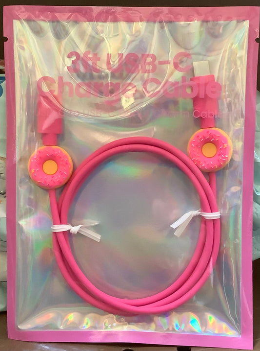 GEMS 3' 'Donut' Novelty USB-C Cables