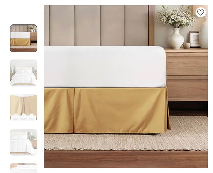 Casual Comfort Luxury Pleated 14" Hypoallergenic Wrinkle Resistant Bed Skirt - Queen