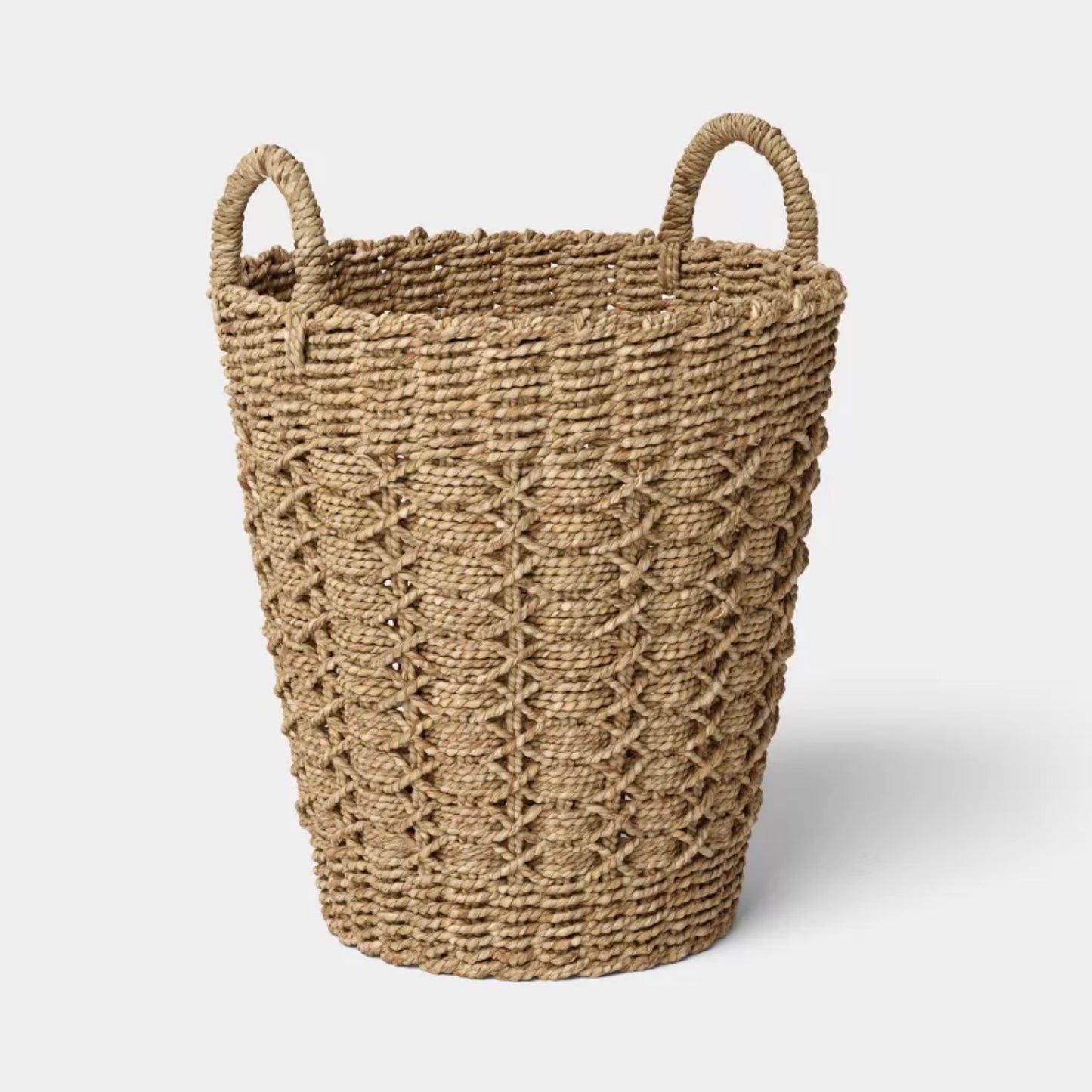 Chunky Twisted Seagrass Basket - Threshold™ - Some Shipping Damage (see pictures) - FOR PICKUP ONLY