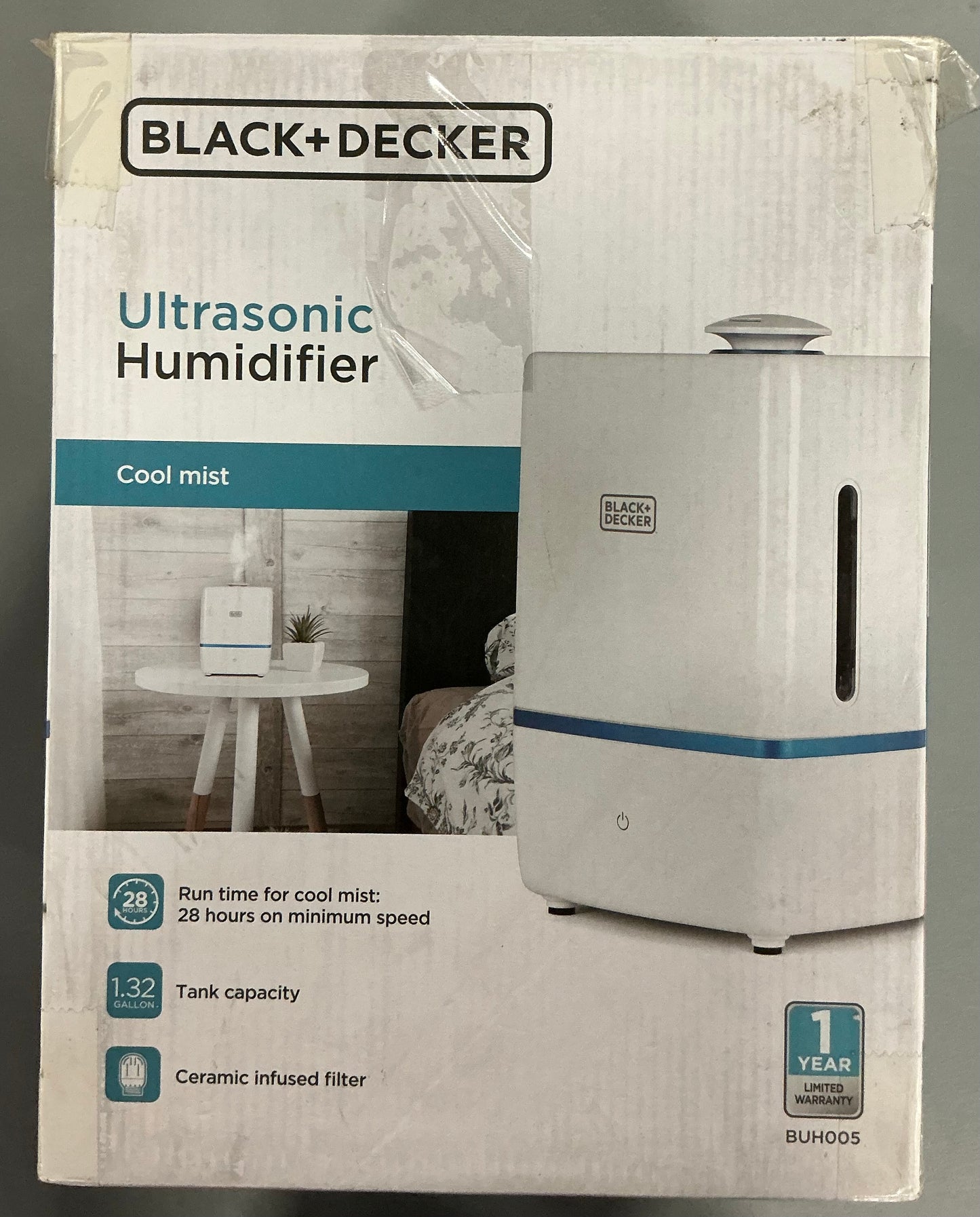 Black+Decker Humidifier - Open Box-Damaged Box (see pictures)