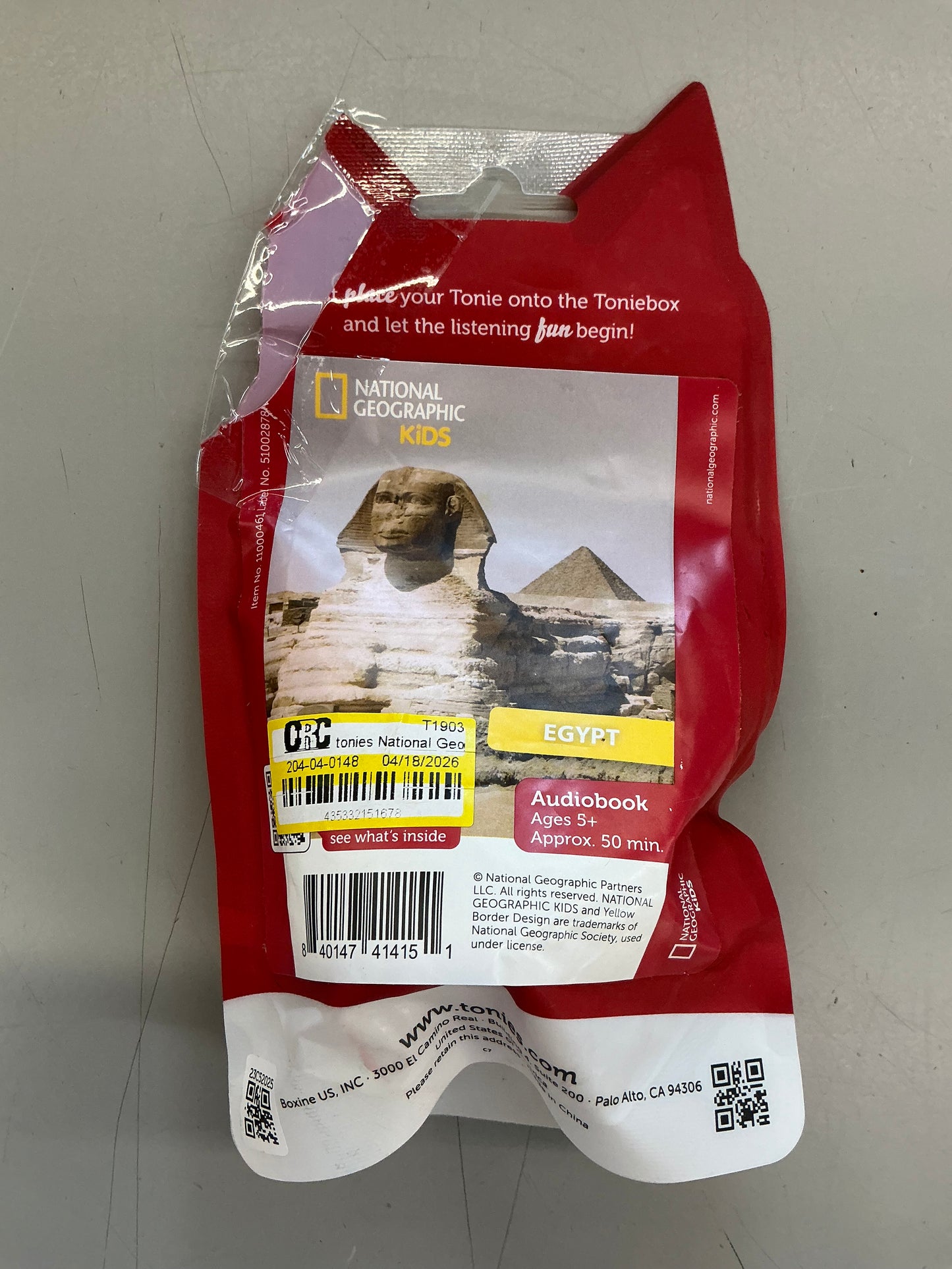 Tonies Figurines - OPEN BOX - May have damaged/open packaging (see pictures)