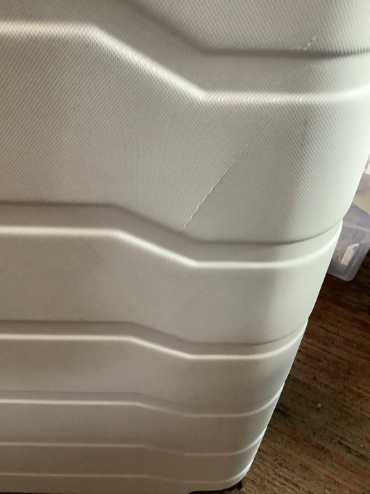 Hardside Large Checked Suitcase Muddy Aqua
