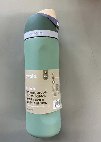 Owala 24 fl oz FreeSip Stainless Steel Water Bottle - MINOR COSMETIC DAMAGE (see pictures)