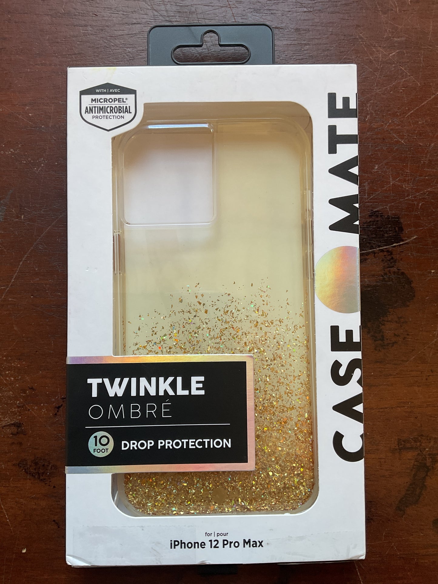 Case Mate Twinkle Ombré Golden Glitter Phone Case for IPhone 12 Pro Max
