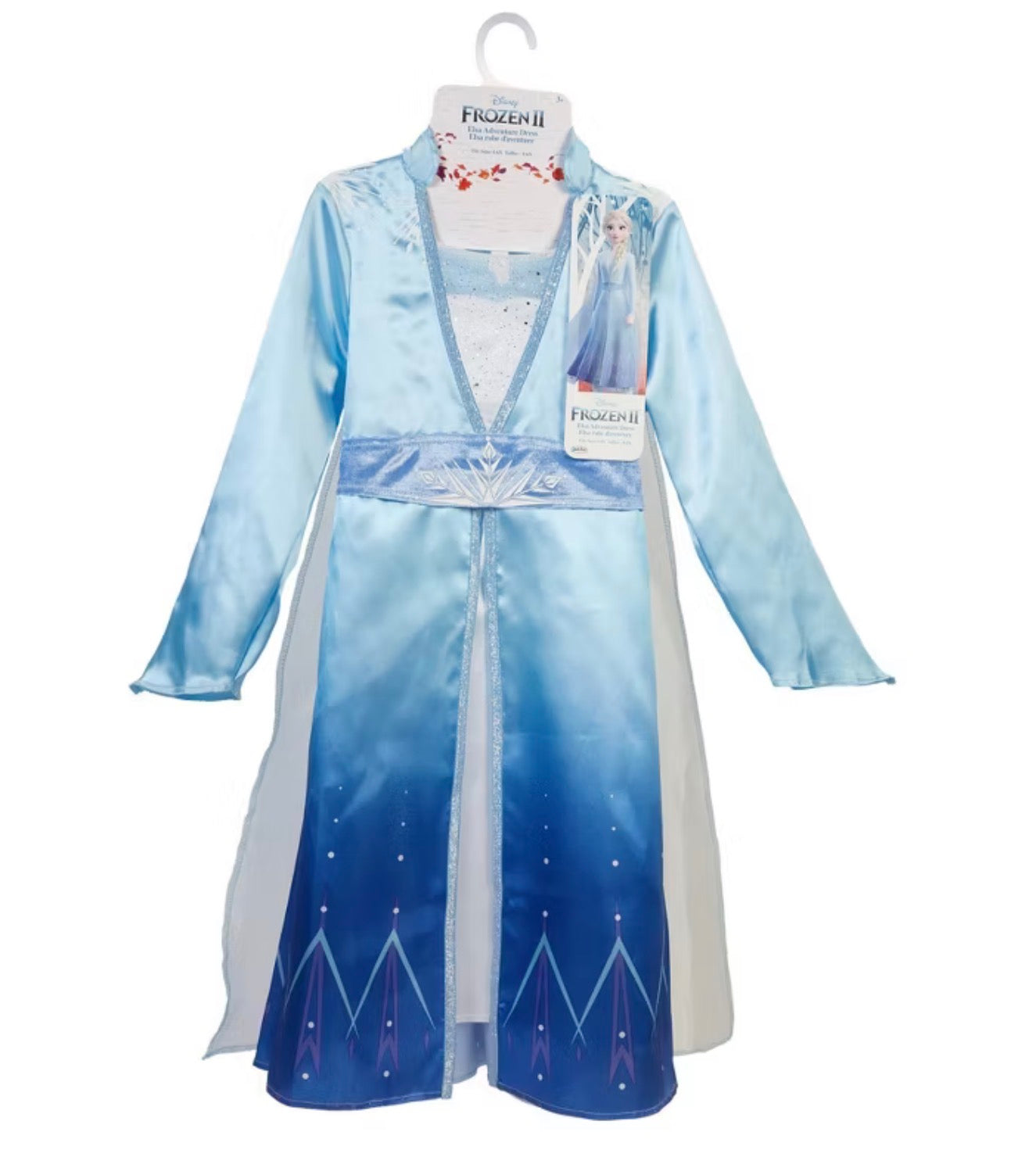 THRIFTY 70 - Disney Frozen 2 Elsa Travel Dress Size 4-6 - Open Box - USED (See Pictures)- FINAL SALE- NO RETURNS - AS IS