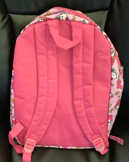 My Melody All Over Nylon Pink Kids School Backpack 16"
School Bookbag for Girls