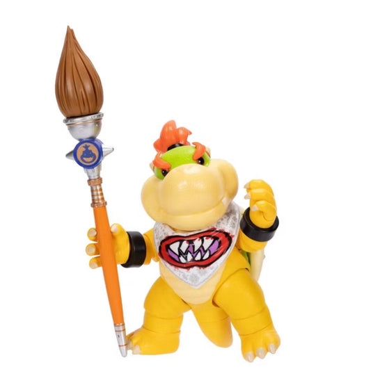 The Super Mario Galaxy Movie - 5” Figure Series – Bowser Jr. Figure with Paint Brush Accessory
