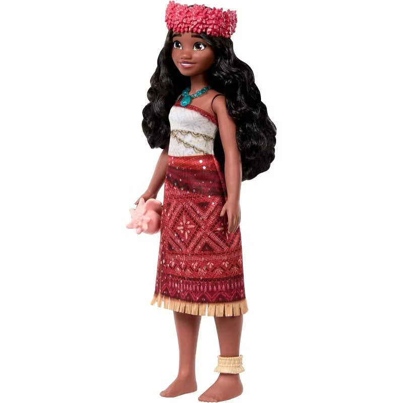 Mattel Disney Moana 2 Singing Adventure Moana Doll with Signature Outfit & Accessories, Sings “We’re Back” in English, JBT37