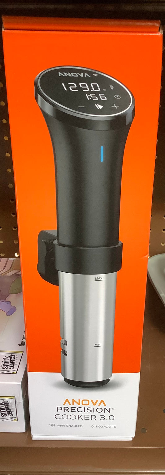 Anova Sous Vide Precision Cooker 3.0: Smartphone
Controlled, 1000W, Automatic Shut-Off, Stainless Steel, Sous Vide Machine