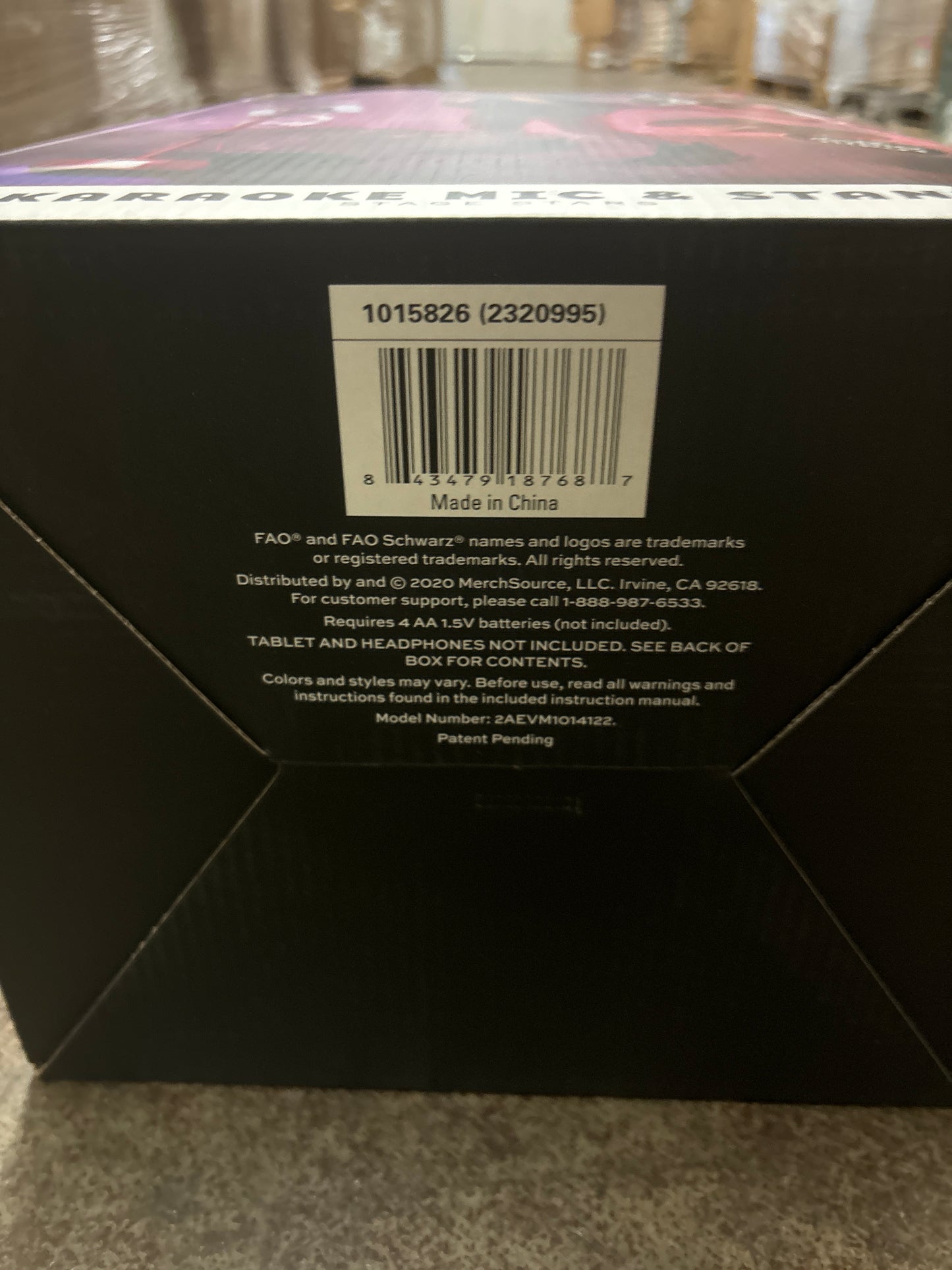 (Clearance) FINAL SALE FAO Schwarz Microphone with Stand and Tablet Holder