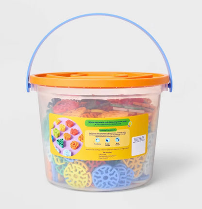 Building Discs - 350pc - Gigglescape™: Educational Building Sets, Fine Motor Skills, Shapes & Colors, Ages 3+