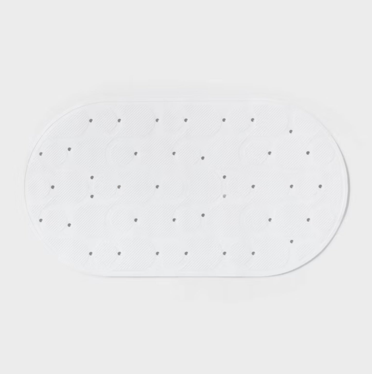 15"x27" Rounded Bath Mat White - Room Essentials™ - Minor Dirt from Shipping (see pictures)