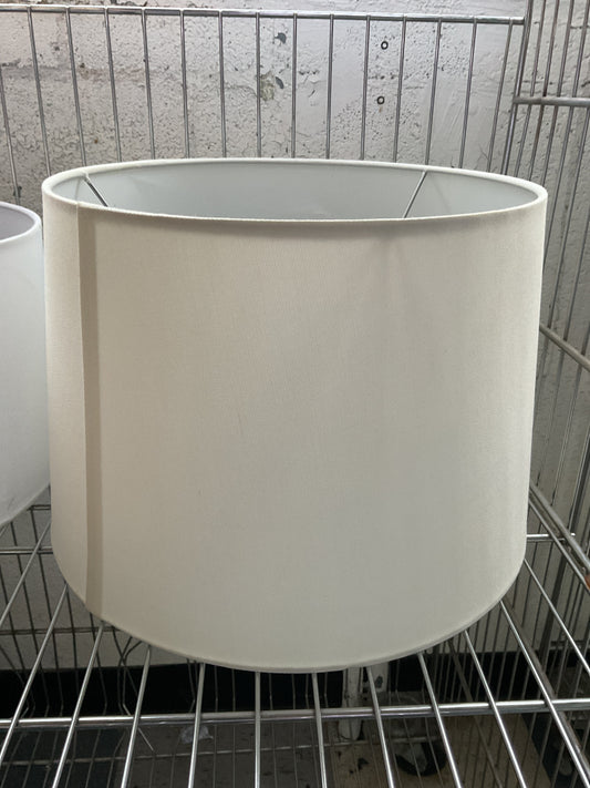 THRIFTY 70 - Large Lamp Shade Cream Colored (Has Dents and Scratches)