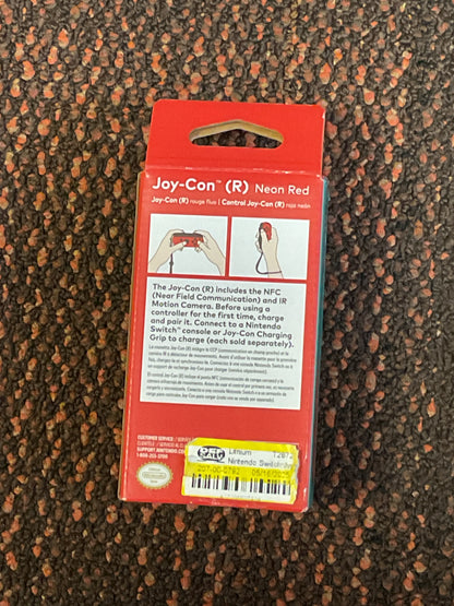 Nintendo Switch Right Joy-con-Neon Red
