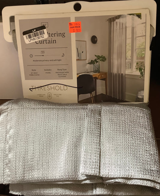 (Clearance)FINAL SALE 1-Panel Light Filtering Curtain