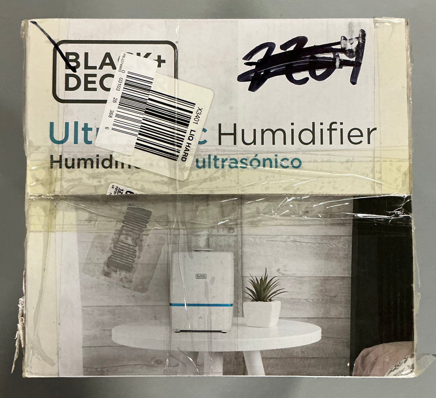 Black+Decker Humidifier - Open Box-Damaged Box (see pictures)
