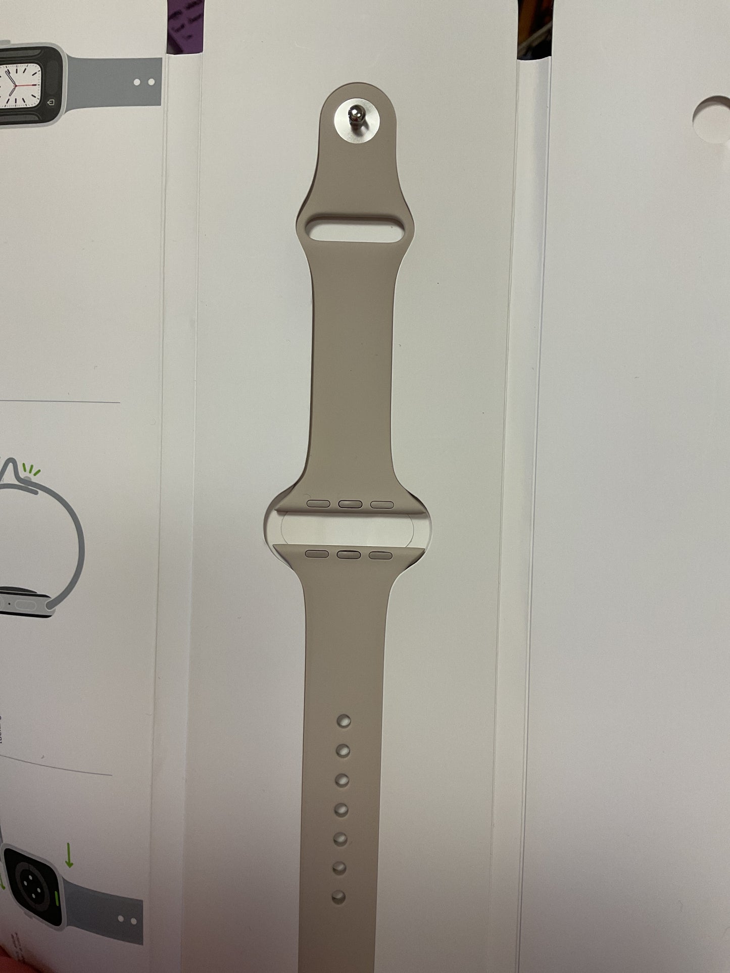 Apple Watch 42mm Starlight Sport Band