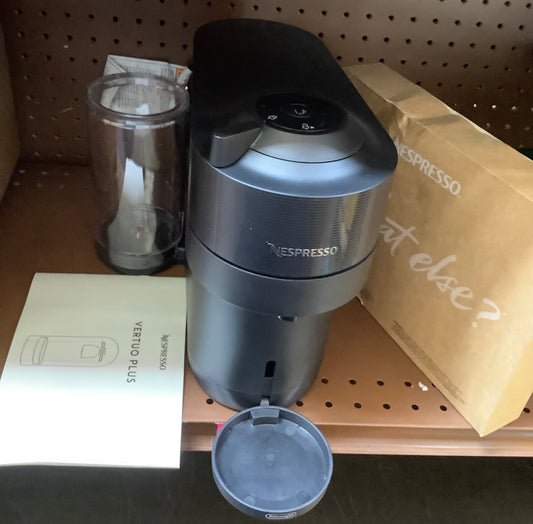 Nespresso VertuoPlus Coffee Maker and Espresso Machine by DeLonghi Black Matte: Best Rated, Uses Nespresso Pods,
12 Capsules Included