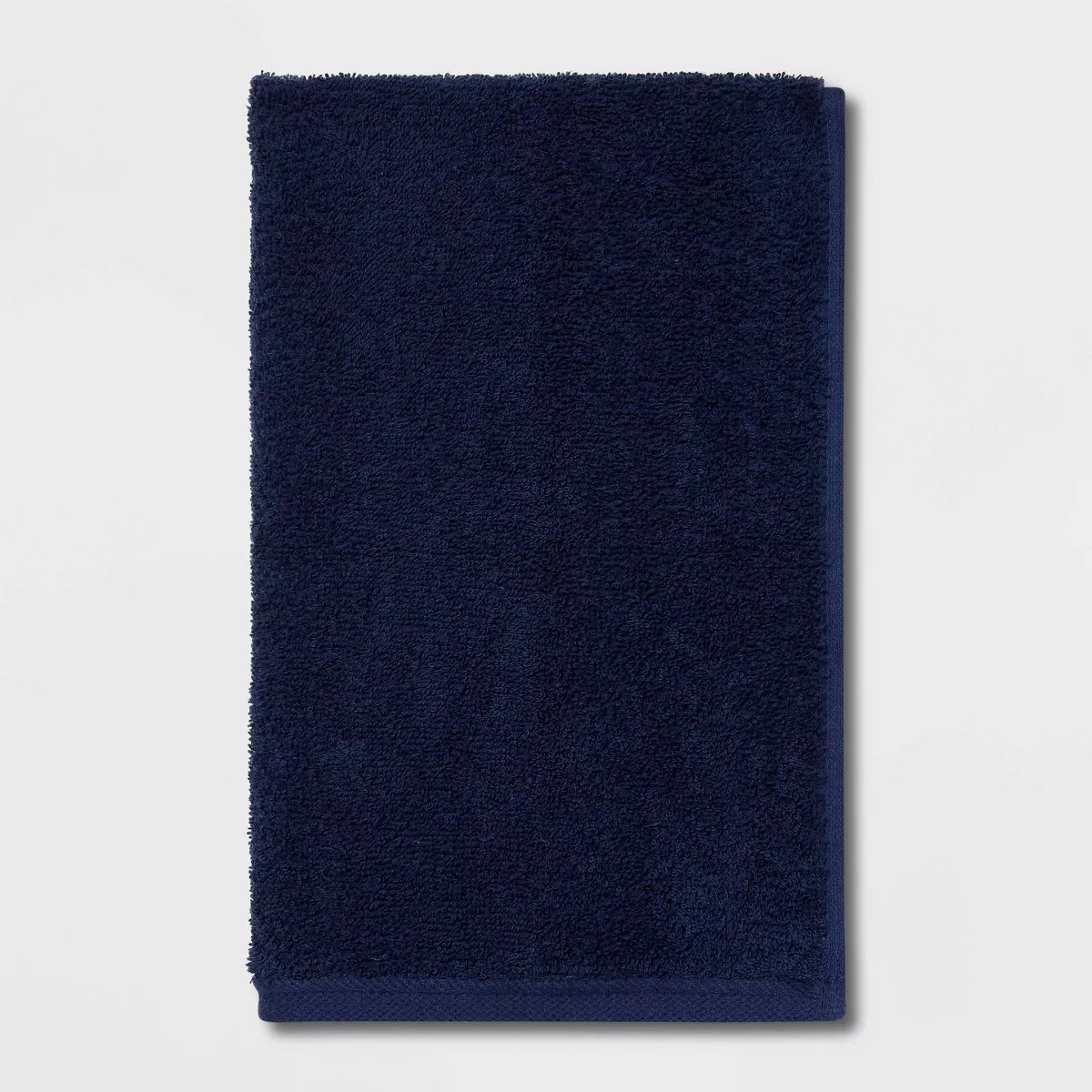 Everyday Hand Towel - Navy - Room Essentials™: Cotton Terry, Midweight, Machine Washable, OEKO-TEX Certified