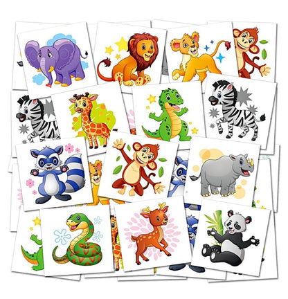 Temporary Tattoos - Bulk Pack of 144 Tattoos in each Assorted Design, Non-Toxic 2" Tats