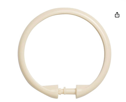 Kenney Shower Curtain Hooks - Cream