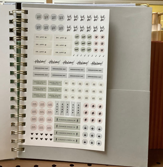 Blue Sky The Everygirl Weekly/Monthly Wirebound Planner