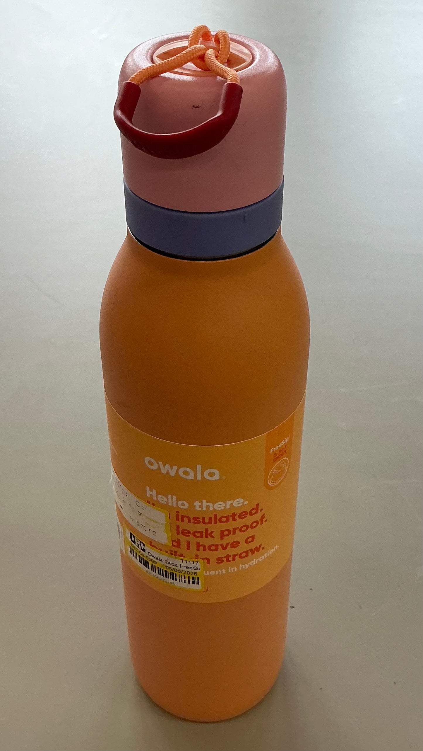 Owala 24oz Stainless Steel FreeSip Twist Water Bottle - MINOR COSMETIC DAMAGE (see pictures) - Some may have a missing straw