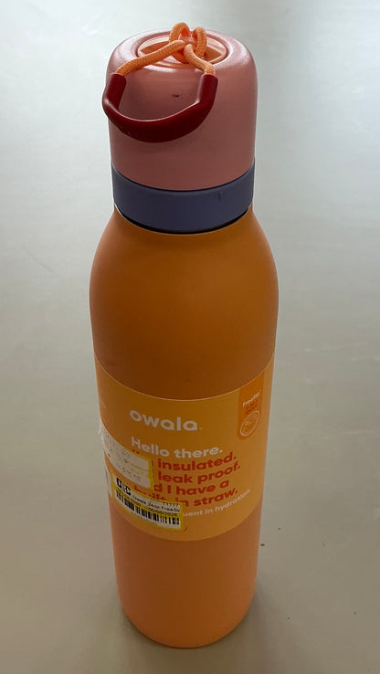 Owala 24oz Stainless Steel FreeSip Twist Water Bottle - MINOR COSMETIC DAMAGE (see pictures) - Some may have a missing straw