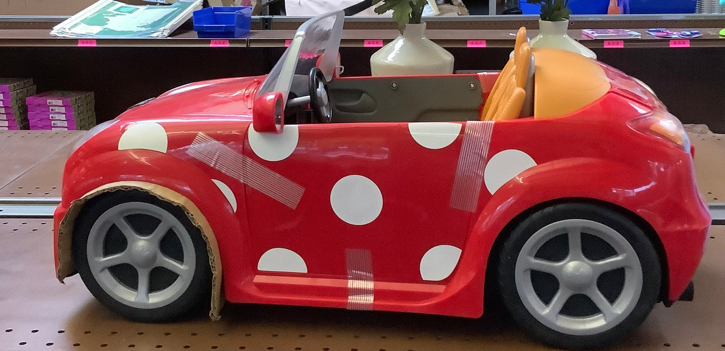 Disney ILY ever 18" Large Accessory Minnie Mouse Inspired
Coupe Car