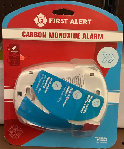 (CLEARANCE )-First Alert CO400 Battery Powered Carbon Monoxide Detector: 9-Volt CO Alarm, Silences Unwanted Alarms,