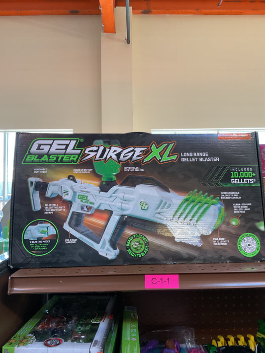 (Clearance)Gel Blaster Surge XL Day 'N' Nite Water Bead Blaster, Glow-in-the-Dark Activator + 10k Gellets