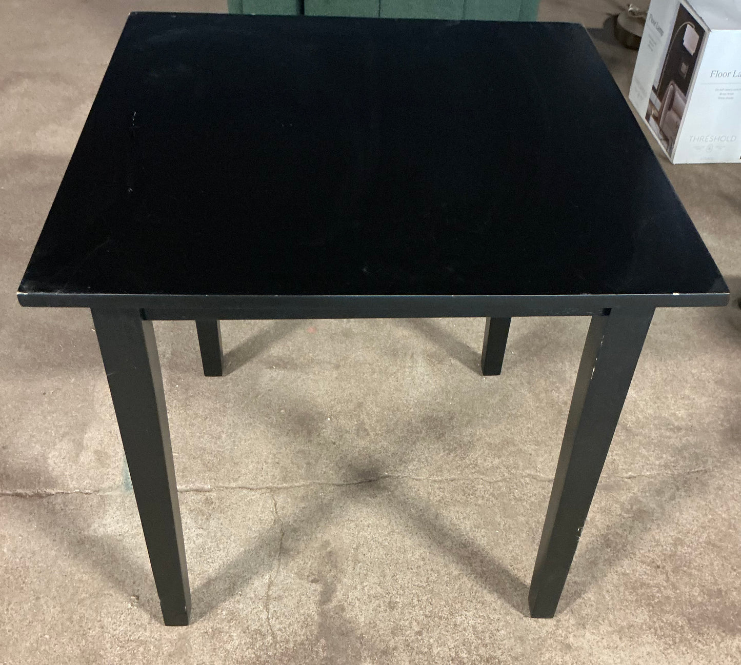 Thrifty 70 - Castellon Extendable Solid Wood Dining Table - Open Box - USED/DAMAGED - MISSING EXTENSION (See Pictures)- FINAL SALE- NO RETURNS - AS IS - FOR PICKUP ONLY