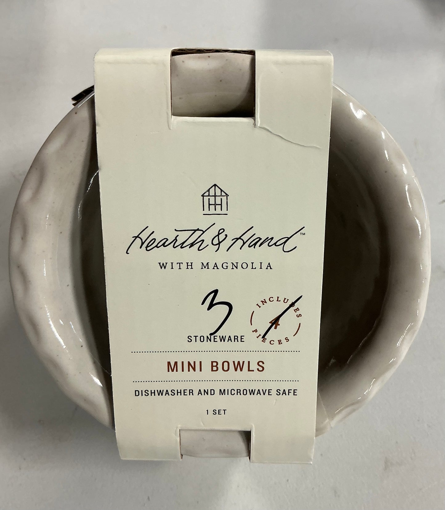 5 fl oz Pinched Edge Mini Bowls - Set of 3 (Missing One Blue Mini Bowl, see pictures ) - Hearth & Hand™ with Magnolia