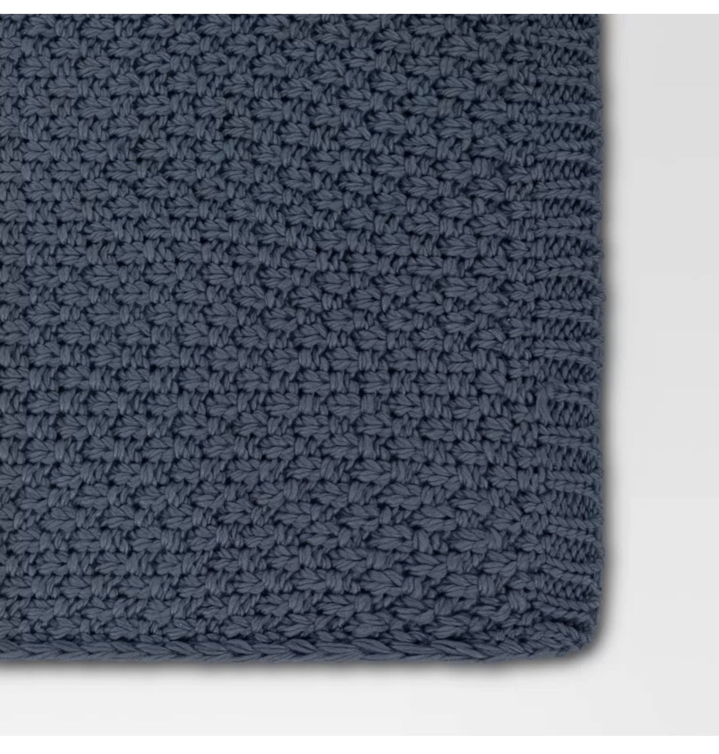 Oversized Recycled Knit Throw Blanket - Midweight, Machine Washable, Cozy Home Accessory - 50”X70”