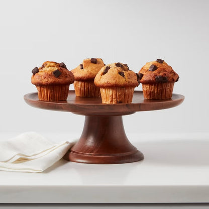 12" Wood Tall Cake Stand - Threshold™ - Minor Shipping Damage (see pictures)