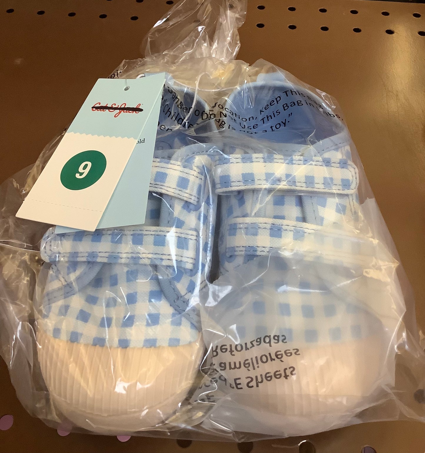 Toddler Parker Sneakers -  Blue 9T: Gingham
Check, Canvas, Hook and Loop Closure