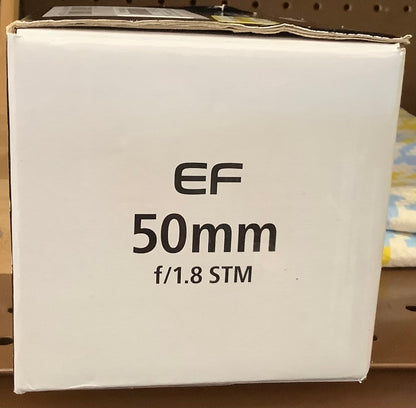 (CLEARANCE) Canon EF 50mm f/1.8 STM Lens - Black(0570C002):
Compatible with Canon EF DSLR Cameras