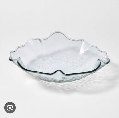 Acrylic Ruffled Serve Bowl - Threshold™ designed with Studio McGee - Minor Imperfections (see pictures)