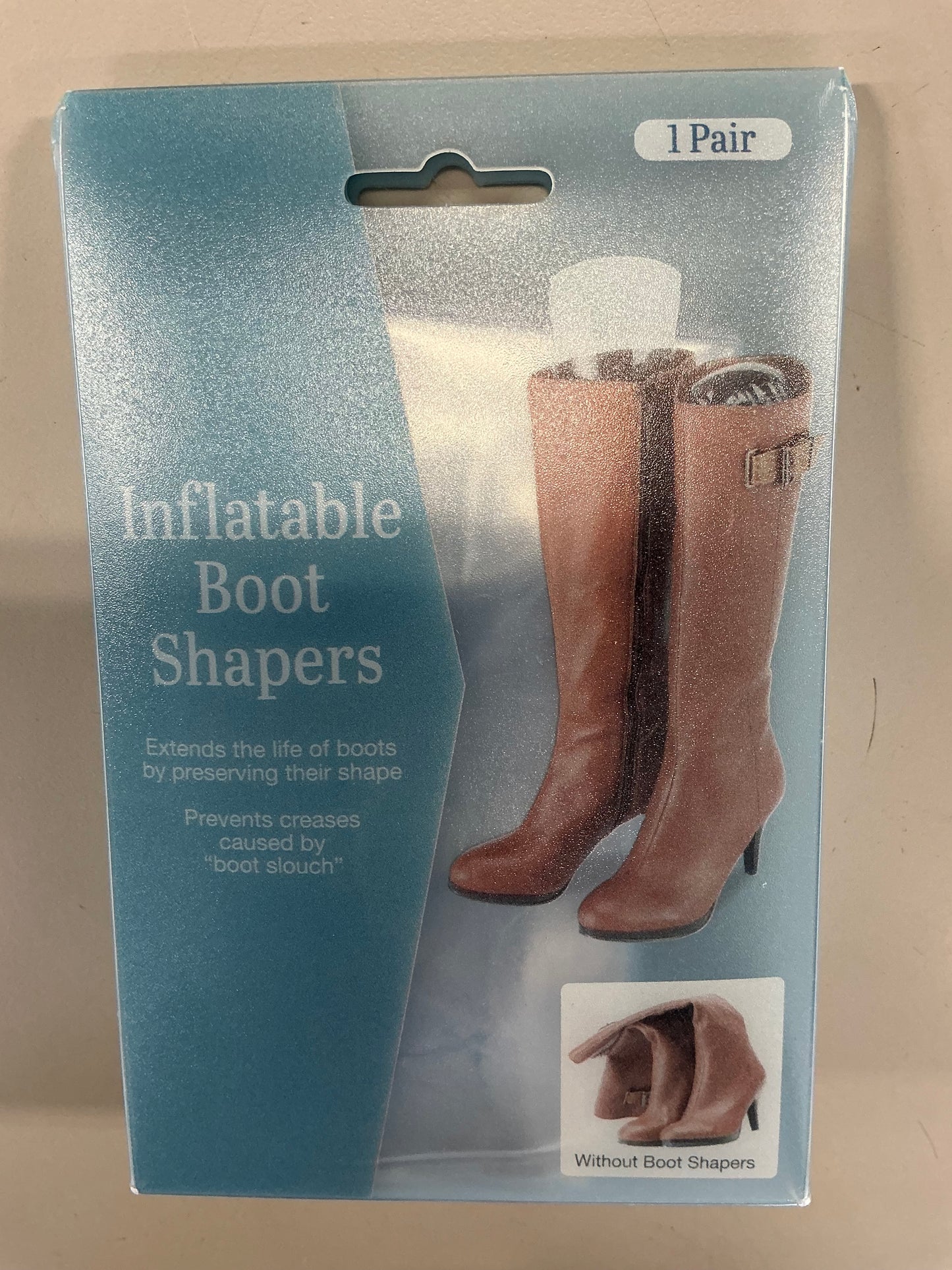 Inflatable Boot Shaper - Clear Plastic