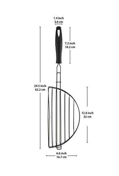 Farberware - Barbecue Quesadilla Grill Basket, Black