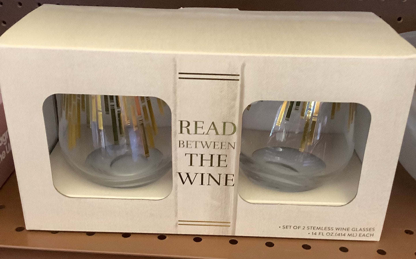 Wine Glass Set - Read Between The Wine