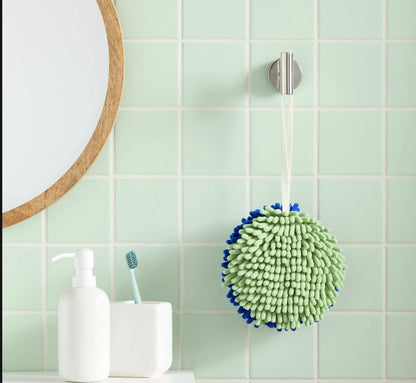 Noodle Round Hand Towel Blue/Green