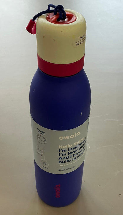 Owala 24oz Stainless Steel FreeSip Twist Water Bottle - MINOR COSMETIC DAMAGE (see pictures) - Some may have a missing straw