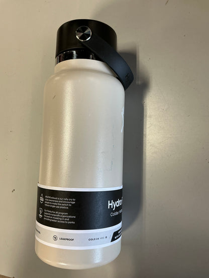 Hydro Flask - 32 oz Wide Mouth Water Bottle with Flex Straw Cap - Minor Cosmetic Damage - May Be Missing Packaging (see pictures)