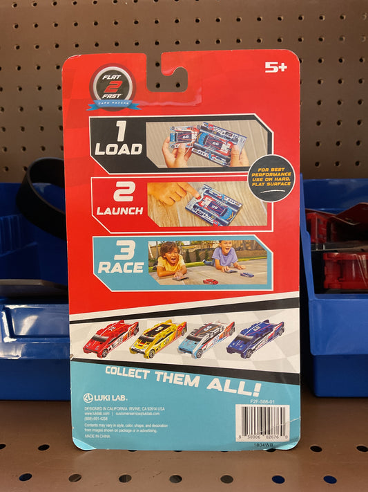 (CLEARANCE). Flat 2 Fast Card Racers