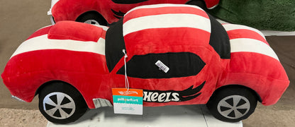 Hot Wheels Classic Light up Car Kids' Novelty Cuddle Plush Pillow Red - Minor Cosmetic Damage (see pictures)