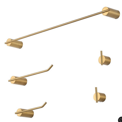 WOWOW 5-Piece Bath Hardware Set Accessory Included
Towel Rack&Toilet Paper Holder&Towel Hook in Gold