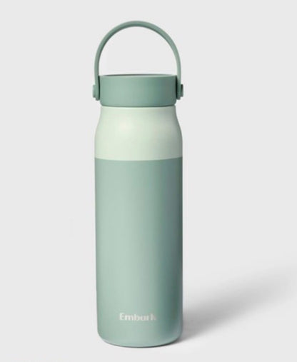 32oz Stainless Steel Hydration Water Bottle - Portable Drinkware, Polypropylene Lid - MINOR COSMETIC DAMAGE (see pictures)(clearance)
